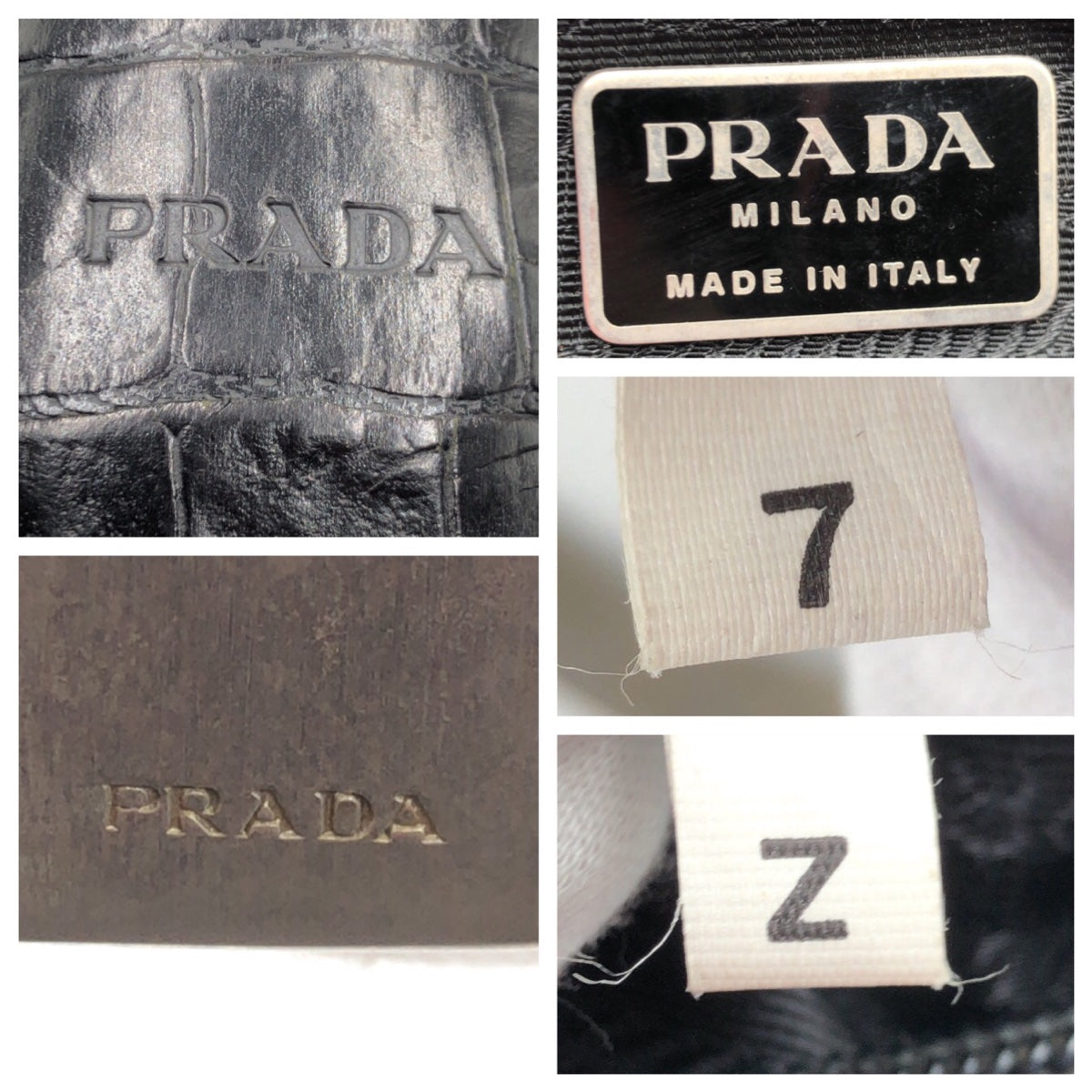 PRADA Shoulder Bag Nylon, Leather Black black Hobo Shoulder Bag Test Embossing Women Used Authentic