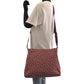 Dior Shoulder Bag O1RU0044 canvas Red Silver Metal Shoulder Bag Messenger bag Trotter Women Used Authentic