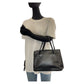 PRADA Tote Bag Leather, Plastic Black Silver Metal Tote Bag handbag Plastic Chain Women Used Authentic