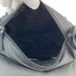 PRADA Shoulder Bag Nylon Black SilverMetal Shoulder Bag pochette Test Triangle With logo Women Used Authentic