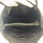 PRADA Tote Bag Nylon Black SilverMetal Tote Bag Shoulder Bag Test Triangle With logo Women Used Authentic