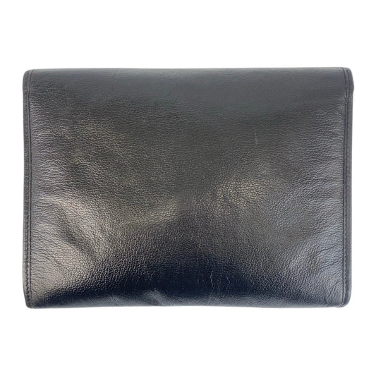Dior Shoulder Bag leather Black GoldMetal