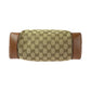 GUCCI Shoulder Bag 337598 GG canvas Brown Silver Metal Shoulder Bag Messenger bag Sherry line Women Used Authentic
