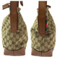 GUCCI Shoulder Bag 337598 GG canvas Brown Silver Metal Shoulder Bag Messenger bag Sherry line Women Used Authentic