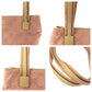 GUCCI Tote Bag 002 1075 GG canvas Pink Beige SilverMetal Tote Bag Shoulder Bag Women Used Authentic