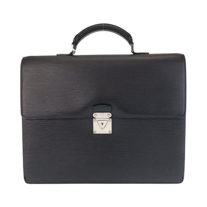 LOUIS VUITTON Business bag M54532 Epi Leather Noir Black SilverMetal Business bag briefcase Epi Robusto mens Used Authentic