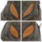 LOUIS VUITTON Shoulder Bag M45236 PVC, Leather Brown Gold Metal Shoulder Bag pochette Monogram Amazone Women Used Authentic