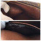 LOUIS VUITTON Shoulder Bag M45236 PVC, Leather Brown Gold Metal Shoulder Bag pochette Monogram Amazone Women Used Authentic