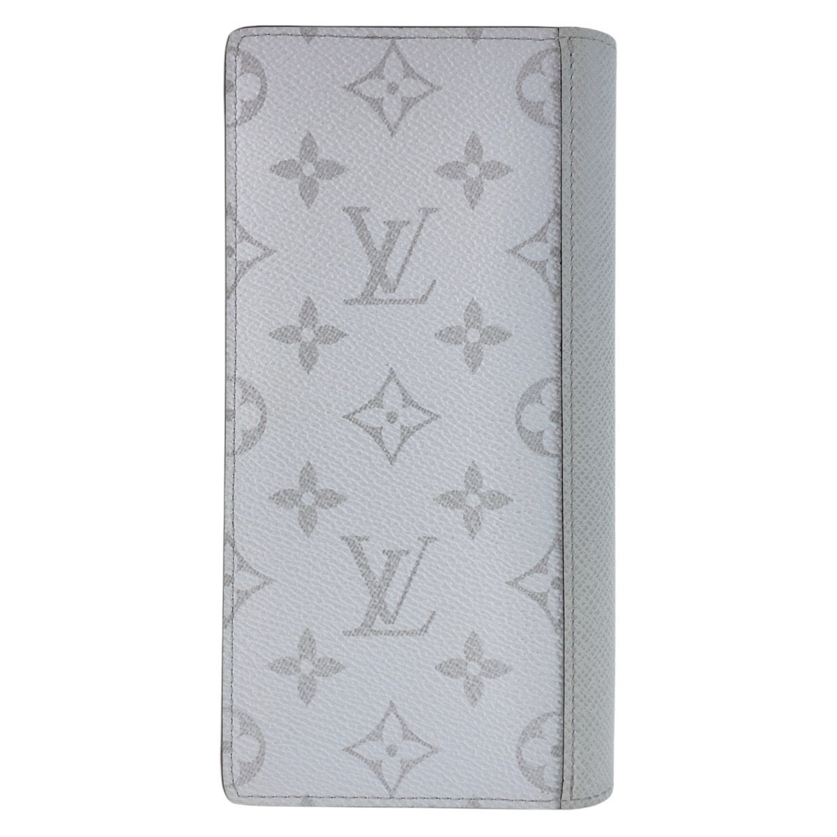 LOUIS VUITTON Long Wallet Purse M30298 PVC Antarctica White SilverMetal Long Wallet Purse Taigalama Portefeuille Braza mens Used Authentic