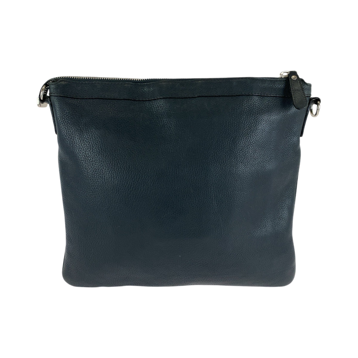 GUCCI Shoulder Bag 233329 leather Dark Grey SilverMetal Shoulder Bag pochette mens Used Authentic