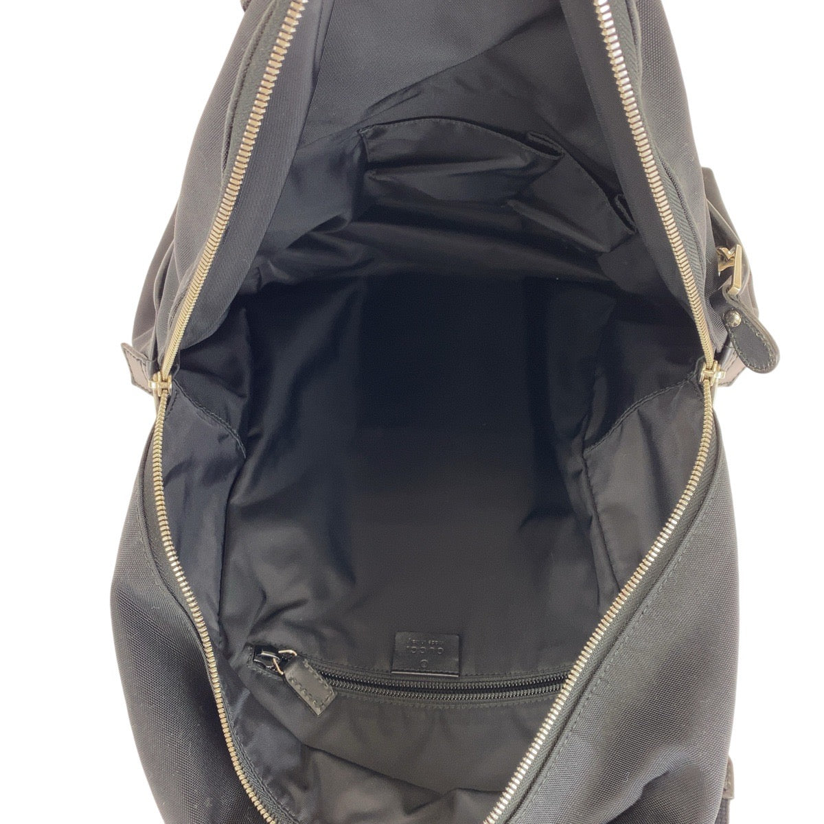 GUCCI Backpack 268184 canvas black Sherry line