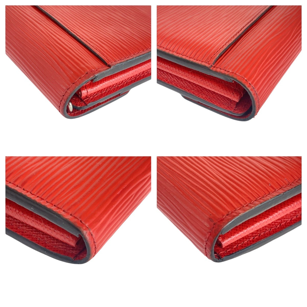 LOUIS VUITTON Long Wallet Purse M60723 Epi Leather Coklico Long wallet Epi Portefeuille Sarah Women Used Authentic
