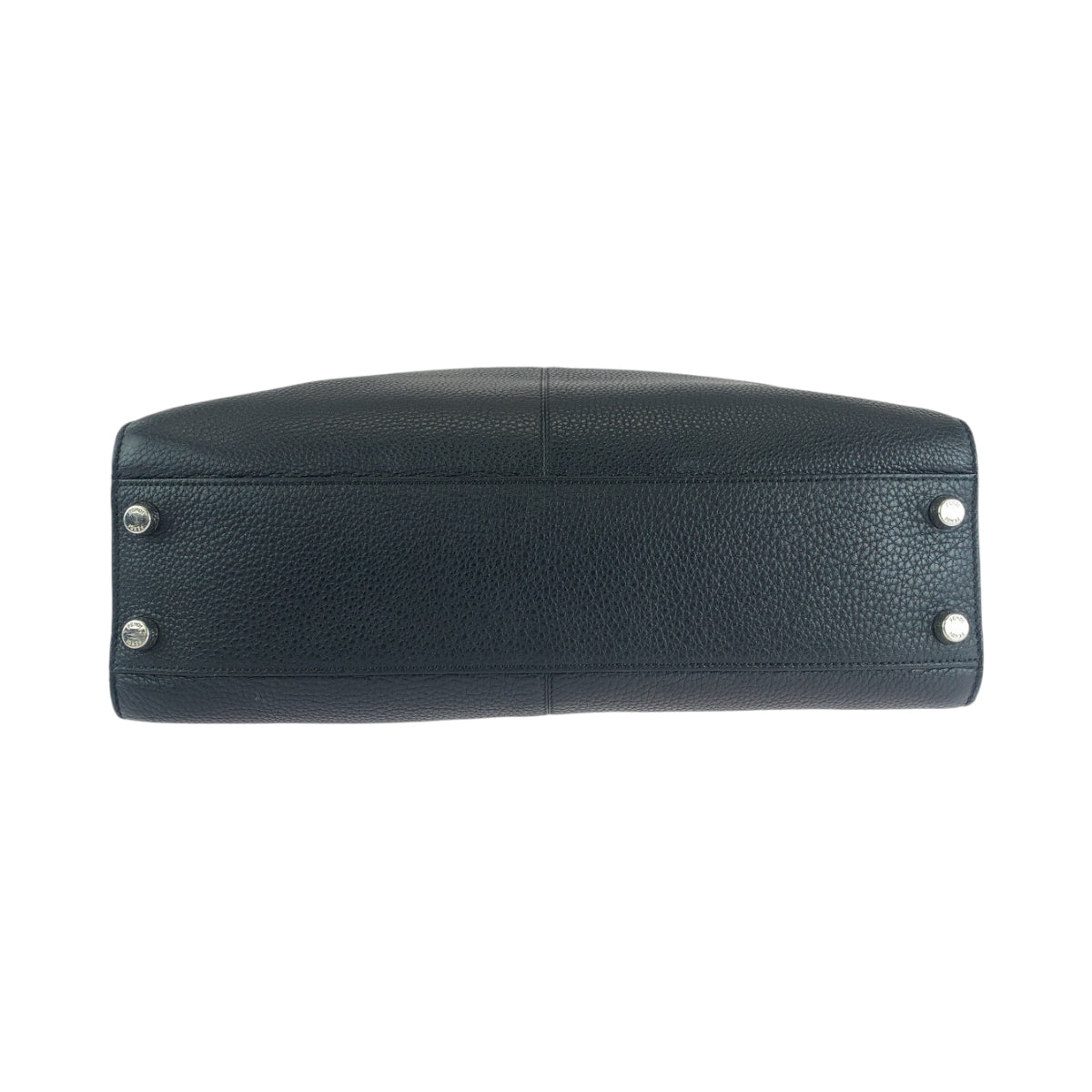 FENDI Business bag 7VA447 leather Black SilverMetal Business bag briefcase Peekaboo x light mens Used Authentic
