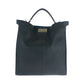 FENDI Business bag 7VA447 leather Black SilverMetal Business bag briefcase Peekaboo x light mens Used Authentic