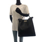 FENDI Business bag 7VA447 leather Black SilverMetal Business bag briefcase Peekaboo x light mens Used Authentic