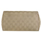 GUCCI Shoulder Bag 001 3386 GG canvas Beige SilverMetal Hobo Shoulder Bag one belt Women Used Authentic
