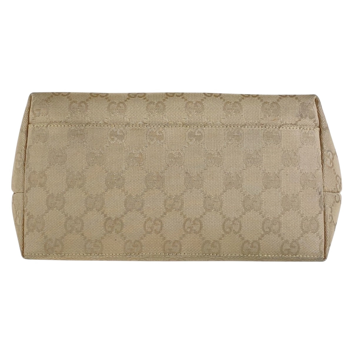 GUCCI Shoulder Bag 001 3386 GG canvas Beige SilverMetal Hobo Shoulder Bag one belt Women Used Authentic