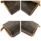 LOUIS VUITTON Shoulder Bag M51854 PVC Brown Gold Metal Shoulder Bag pochette Monogram Pochette Twin PM Women Used Authentic