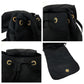 PRADA Backpack Nylon black Backpack Backpack Test embroidery Women Used Authentic