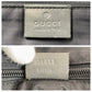 GUCCI Business bag 208463 PVC, Leather Grey SilverMetal Business bag briefcase GG implementation mens Used Authentic