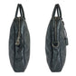 GUCCI Business bag 208463 PVC, Leather Grey SilverMetal Business bag briefcase GG implementation mens Used Authentic