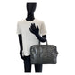 GUCCI Business bag 208463 PVC, Leather Grey SilverMetal Business bag briefcase GG implementation mens Used Authentic