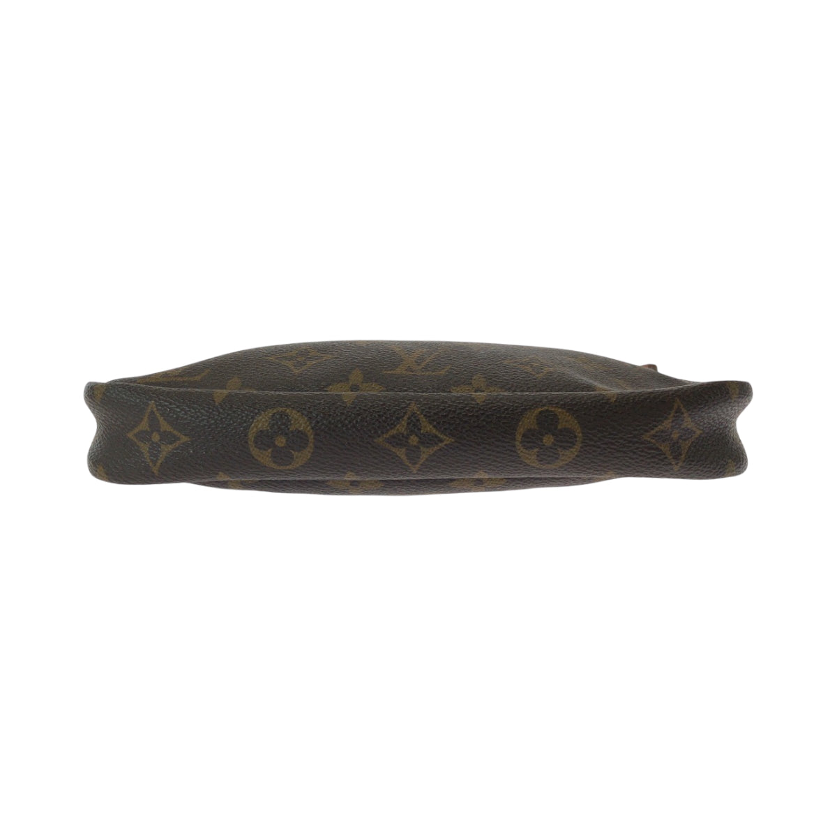 LOUIS VUITTON Handbag M51980 PVC Brown Gold Metal Handbag accessory pouch Monogram Women Used Authentic