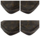 LOUIS VUITTON Handbag M51980 PVC Brown Gold Metal Handbag accessory pouch Monogram Women Used Authentic