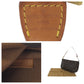 LOUIS VUITTON Handbag M51980 PVC Brown Gold Metal Handbag accessory pouch Monogram Women Used Authentic