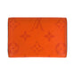 LOUIS VUITTON Tri-fold wallet M69245 leather Volcano orange Folding wallet Compact wallet Taiga Lama Monogram Discovery compact wallet Women Used Authentic