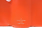 LOUIS VUITTON Tri-fold wallet M69245 leather Volcano orange Folding wallet Compact wallet Taiga Lama Monogram Discovery compact wallet Women Used Authentic