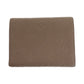 LOUIS VUITTON Tri-fold wallet M63529 leather Beige Greige Gold Metal Folding wallet Compact wallet Monogram Unplant Portefeuille Victorine Women Used Authentic