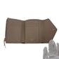 LOUIS VUITTON Tri-fold wallet M63529 leather Beige Greige Gold Metal Folding wallet Compact wallet Monogram Unplant Portefeuille Victorine Women Used Authentic
