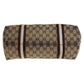 GUCCI Tote Bag GG canvas, leather Brown Gold Metal Tote Bag Shoulder Bag Shelly Line Bamboo Women Used Authentic