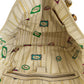 GUCCI Tote Bag GG canvas, leather Brown Gold Metal Tote Bag Shoulder Bag Shelly Line Bamboo Women Used Authentic