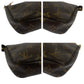 LOUIS VUITTON Handbag M51980 PVC Brown Gold Metal Handbag accessory pouch Monogram Women Used Authentic