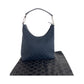 GUCCI Shoulder Bag 000 0602 GG canvas, leather Black SilverMetal Hobo Shoulder Bag Women Used Authentic