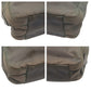 PRADA Tote Bag Nylon khaki Tote Bag handbag Triangular logo Women Used Authentic