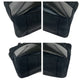 PRADA Tote Bag Nylon Black SilverMetal Tote Bag Shoulder Bag Triangle With logo Women Used Authentic