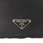 PRADA Shoulder Bag Nylon Black SilverMetal Crossbody Shoulder Bag Messenger Bag Test Triangle With logo Women Used Authentic