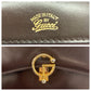 GUCCI Shoulder Bag leather Brown Gold Metal Shoulder Bag Messenger bag Women Used Authentic