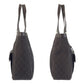 GUCCI Tote Bag 268639 GG canvas, leather Brown Silver Metal Tote Bag Shoulder Bag Abbey Women Used Authentic
