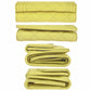 CHANEL Tri-fold wallet lambskin yellow Folding wallet Compact wallet Boy chanel Women Used Authentic