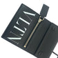 VALENTINO Shoulder Bag UY2P0Q83LVN leather Black White SilverMetal Shoulder Bag pochette VLTN logo mens Used Authentic
