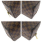 LOUIS VUITTON Handbag N41455 PVC Brown Gold Metal Handbag Boston Duffel bag Damier Ebene Nolita Women Used Authentic