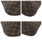 LOUIS VUITTON Shoulder Bag N42251 PVC Brown Gold Metal Shoulder Bag Crossbody Damier Ebene Bloomsbury PM Women Used Authentic