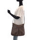 LOUIS VUITTON Shoulder Bag N42251 PVC Brown Gold Metal Shoulder Bag Crossbody Damier Ebene Bloomsbury PM Women Used Authentic