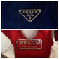 PRADA Tote Bag Nylon, Cotton Beige Multicolor SilverMetal Tote Bag handbag Patchwork Bird Triangle With logo Women Used Authentic