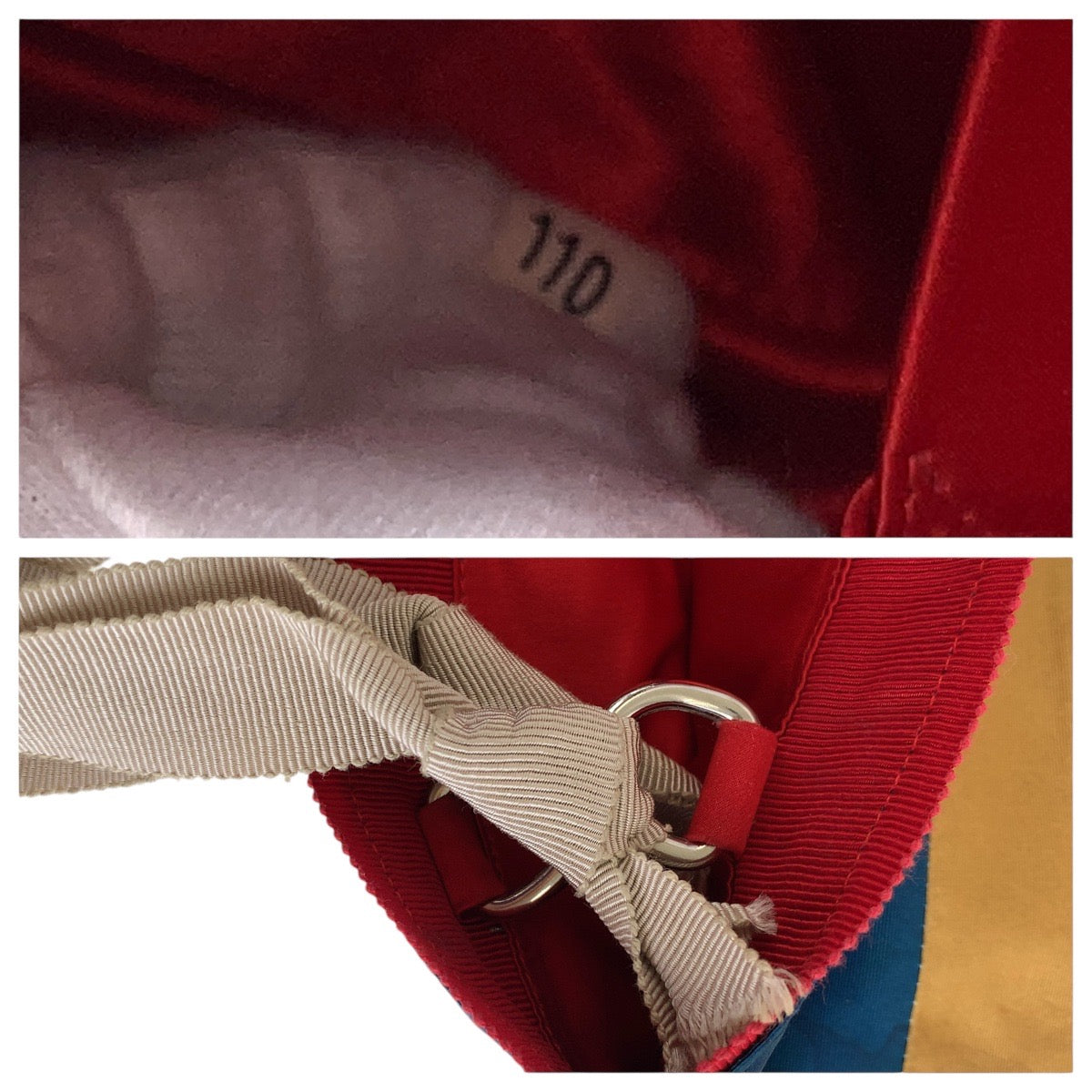 PRADA Tote Bag Nylon, Cotton Beige Multicolor SilverMetal Tote Bag handbag Patchwork Bird Triangle With logo Women Used Authentic
