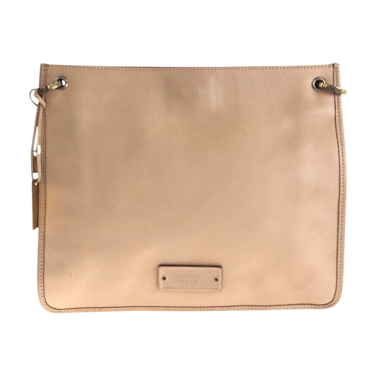 GUCCI Shoulder Bag 91762 leather beige Shoulder Bag pochette Women Used Authentic